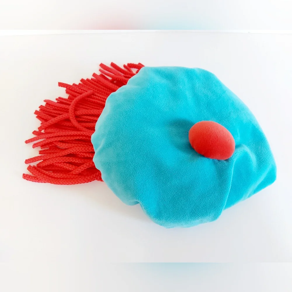 JoJo's Circus Hat/Wig size youth xsmall 4-5 Disney Halloween‎ Costume Clown